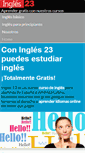 Mobile Screenshot of ingles23.com